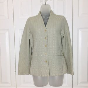 ISO Eileen Fisher Beige Waffle Weave Blazer